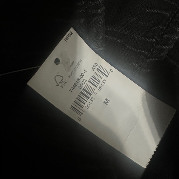 NWT! GAP Black Mid Rise Knit Easy Baggy Jeans - Picture 7 of 7